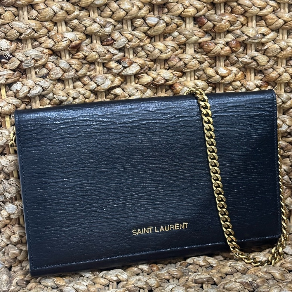 Saint Laurent Leather WOC Shoulder Bag